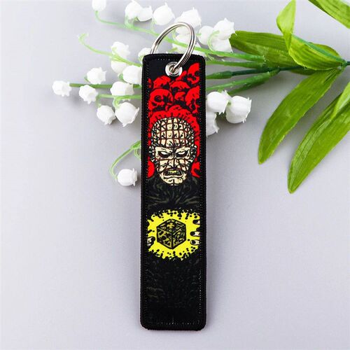 Horror Movie Key Tag Embroidery Key Fobs Keychains for Car M