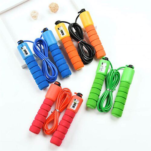 adult students electronic count jump rope fitness skipping