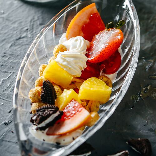 Ice cream cup fruit juice cup glass milk tea cup dessert cup