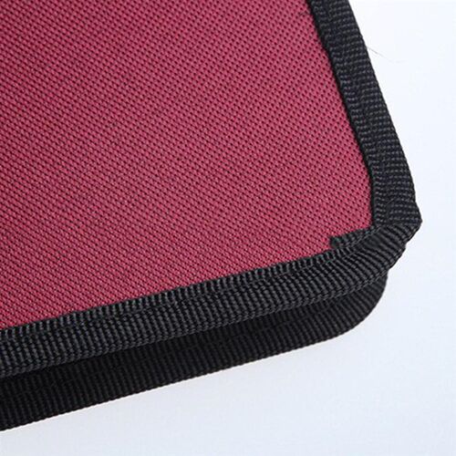 Portable 40Pcs Oxford CD DVD Case Discs Wallet Storage Bags