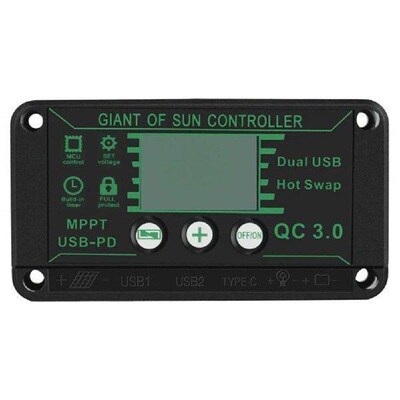 Electronic Component MPPT Charge Controller Compact And