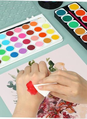 Solid watercolor paint Watercolour paint  finger painting