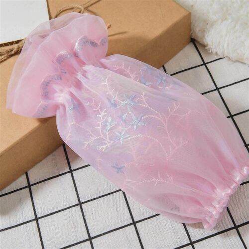 Autumn and winter adult female sleeve embroidered lace doubl