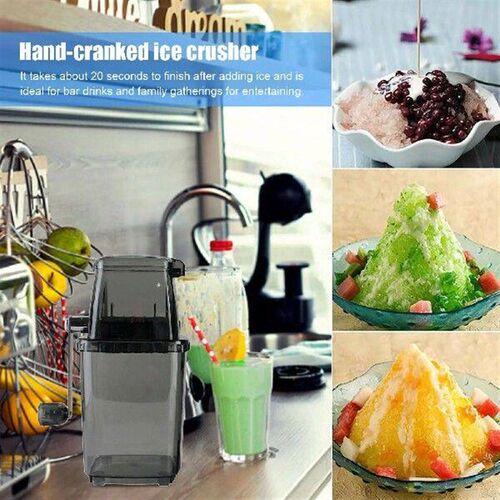 Ice Crusher Manual Shaver Ice Chopper Slushies Smoothies