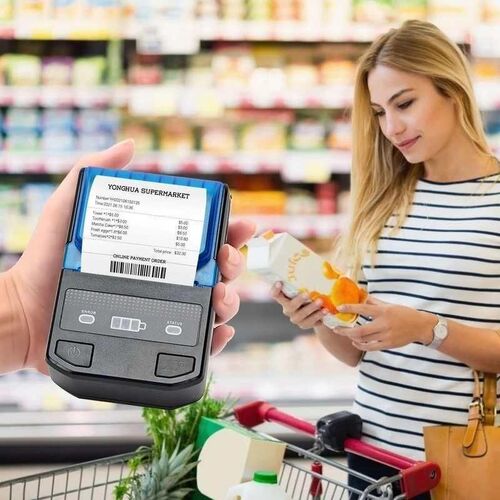 Portable Thermal Label Maker Wireless BT Mini Label Printer
