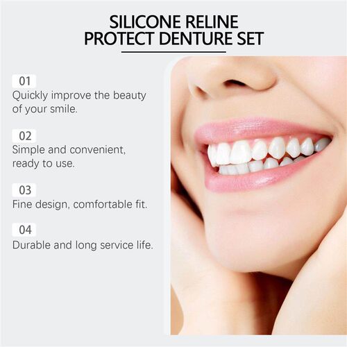 ORALHOE Denture Cosmetic Teeth Kit - Enhance Your Smiles Be