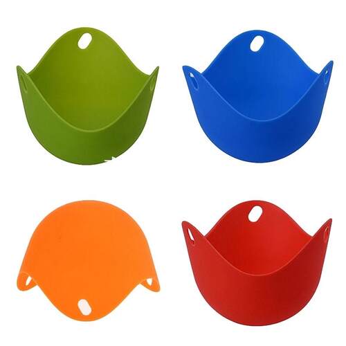 5pcs Silicone Egg Poacher Home Egg Boiler Cup Kitchen Cookwa
