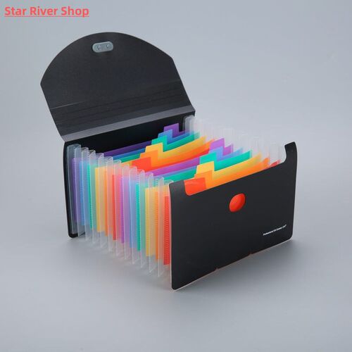 13 Pockets Expanding File Folder File Organizer A6 Portable