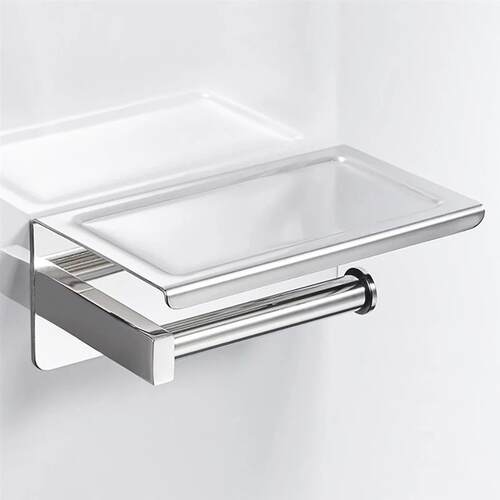 Stainless Steel Bathroom Paper Holder Toilet Roll Holder No