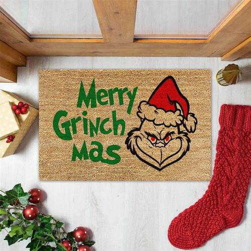 Merry Christmas Doormat Decorative Xmas Front Door Mat Funny