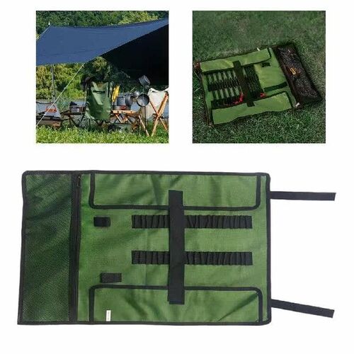 Camping Peg Storage Bag Waterproof Tool Kit Large Capacity