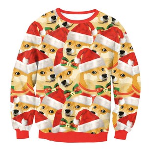 Christmas Tops Men Ugly Xmas Jumper Pullover Women Sweater