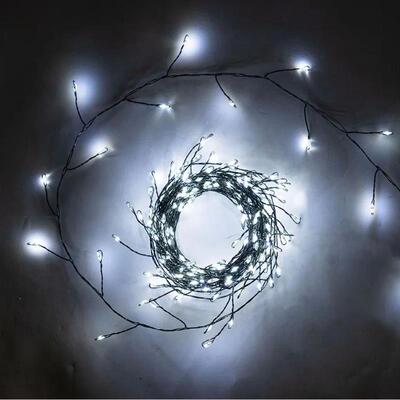 42M LED Fairy Light Copper wire Cluster String Lights Christ