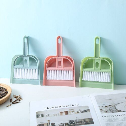 Desktop Cleaning Set Mini Small Dustpan Broom Combination Se