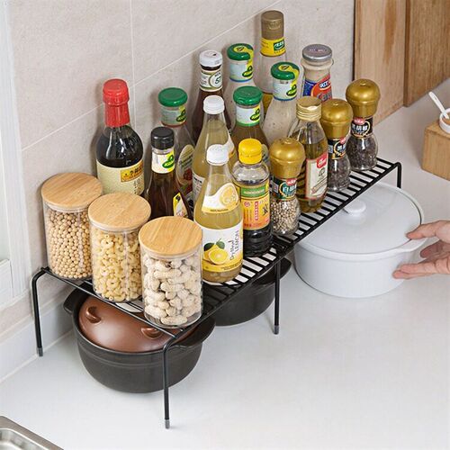 Spot Kitchen Storage Retracle Seasoning Rack Wrought Iron Ca