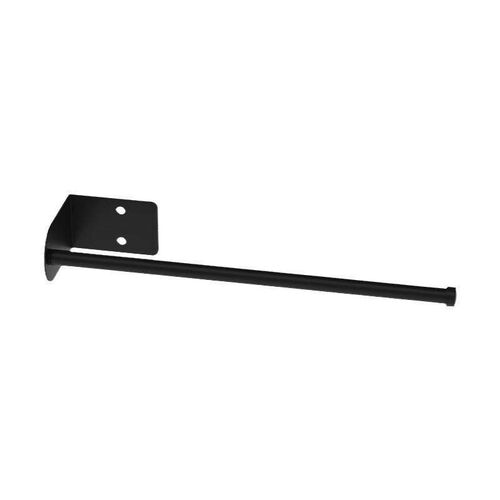 Wall-mounted kitchen paper towel holder with no drilling req