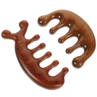 Wood Comb for Hair Wooden Massage Wide Tooth Detangler