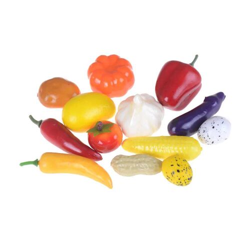 10Pcs/lot Kitchen Toys Foam Mini Simulation Artificial Fruit