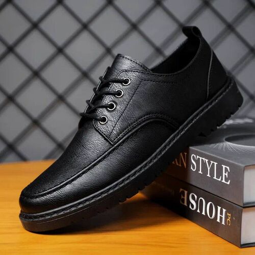 Wnfsy Men Leather Shoes Breathable Dress Shoes  Casual Shoes