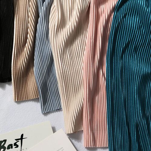 DASSWEI Summer Wide Leg Pants For Women Casual Elastic High