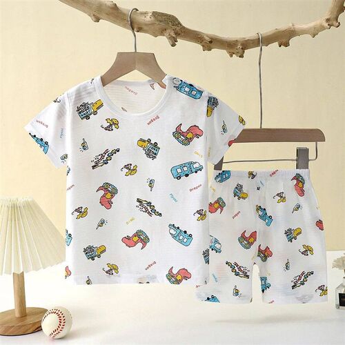Childrens Clothing Summer Short Sleeve Home Sleepwear Child