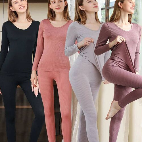 Women Thermal Underwear Winter Long Sleeve Winter Clothes Se