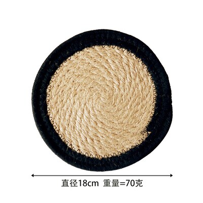 Cotton Rope Linen Grass Doublesided Placemat Table Heat Insu