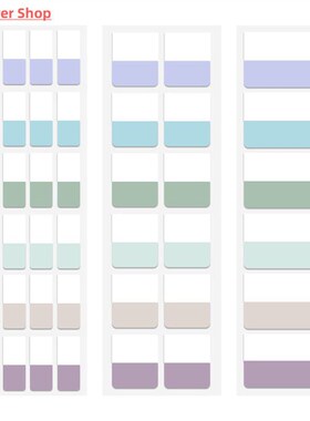 10 Sheets Sticky Index Tabs, Writable File Tabs Flags Notebo