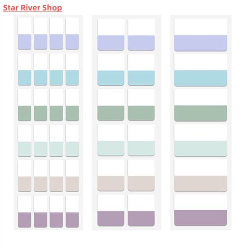 10 Sheets Sticky Index Tabs, Writable File Tabs Flags Notebo