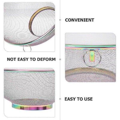 Filter Bowl Rice Strainer Fine Mesh Colander Drainer Sieve