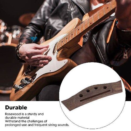 Guitar Bridge Wood 4 String Dovetail Professional Rosewood