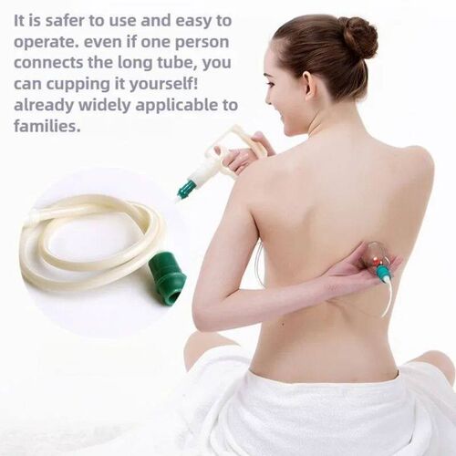 6/12 Pcs Jar Vacuum Cuppng Cans Devce for Massage Merdan The