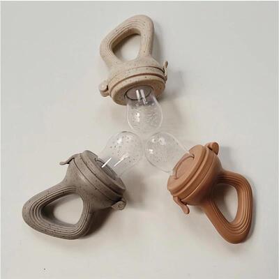 Baby Fruit Feeder Pacifier Teething with Silicone Mesh Nippl