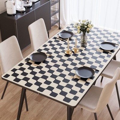 皮革餐桌垫加厚超厚防烫隔热耐高温桌面保护垫防水防油桌布垫家用