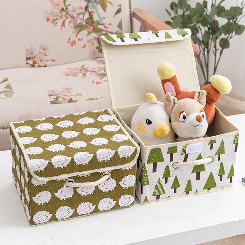 Foldable Storage Box Clothing Storage Organizer Thickened wi