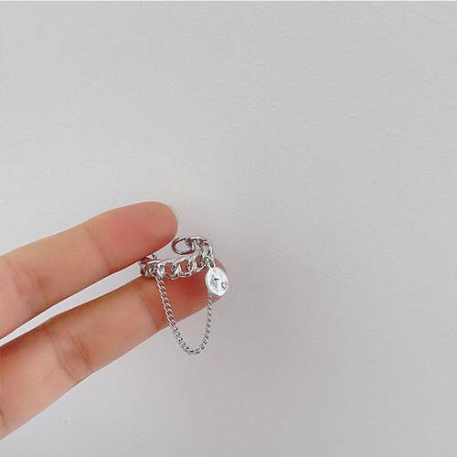 Multi Layer Chain Rings Punk Vintage Fidget Ring For Men Wom