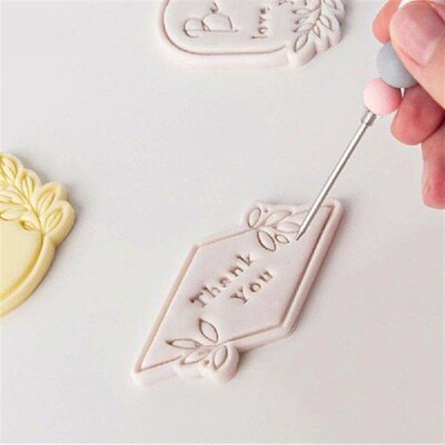 Sugar Stir Scriber Strawberry Biscuits and Cookie Icing Pin