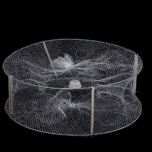 1Pc Foldable 4 Holes Landing Fishing Shrimp Fish Crab Bait