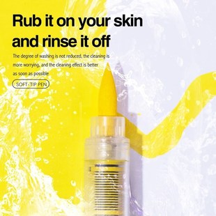 3Pcs Acrylic White Marker Brush Pens White Paint Pens for Ro