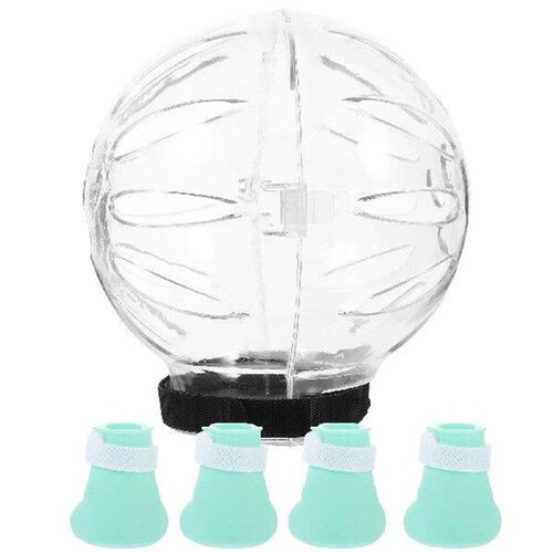 1 Set of Transparent Pet Cat Breathable Cat Head Cover