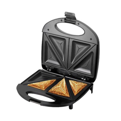 Sandwich Waffle Cake Maker Panino Toaster 华夫饼三明治早餐机