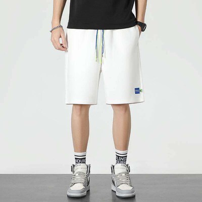 New Summer Mens Five-point Pants Plus Size Fat Drawstring t
