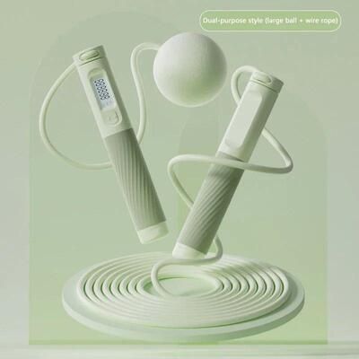 Cordless Jump Rope Weight-Bearing Large Ball  Steel Wire Rop