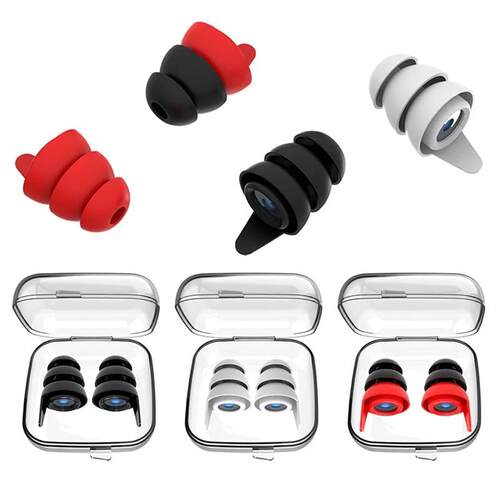 Silicone Soundproof Earplug Anti Noise Sleeping Ear Plugs So