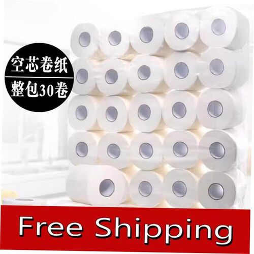 [40/20/10/30/16 rolls] toilet paper with core roll for logs