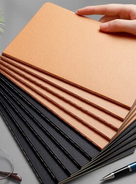 A4 B5 A5 Kraft Paper Notebook To-do Planner Notepad Book Vin