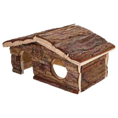 Hamster Shelter Cage Wood House Guinea Pig Habitat Toys