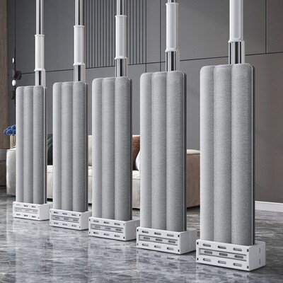 Mop Floor Cleaning System Flat Mop Mop Pads Wet Dust Mopping