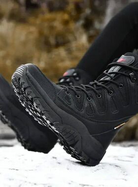 New Men Tactical Boots Waterproof Hunting Hiking Shoe Lace U