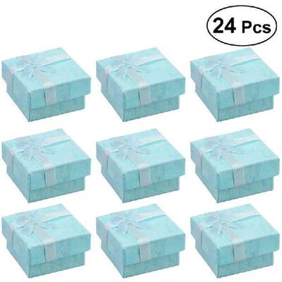 24pcs Jewelery Organizers Storage Gift Boxes For EarPink